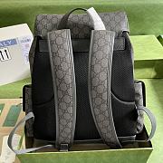 Gucci Gray Ophidia GG Backpack Size 42x25x41cm - 2