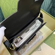 Gucci Horsebit 1955 Bag Black Size 25x18x8CM - 6