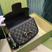 Gucci Horsebit 1955 Bag Black Size 25x18x8CM - 5