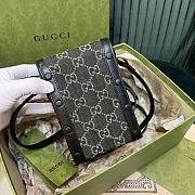 Gucci Horsebit 1955 Mini Black Size 11.5x17x4CM - 5