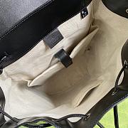 Gucci Jumbo Backpack Black Size 43x34cmx12cm - 5