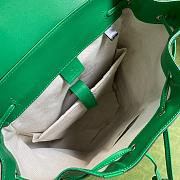 Gucci Jumbo Backpack Green Size 43x34cmx12cm - 6