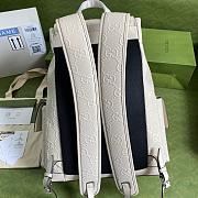 Gucci Jumbo Backpack White Size 43x34cmx12cm - 3