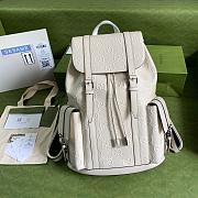 Gucci Jumbo Backpack White Size 43x34cmx12cm - 2