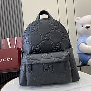 Gucci Jumbo GG Backpack Black Size 35x40cx17cm - 2