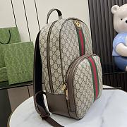 Gucci Ophidia Backpack Beige Size 40x28x15cm - 3