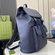 GUCCI OPHIDIA BACKPACK BLUE 792104 Size 44x34x21cm - 3