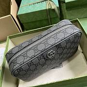 Gucci Savoy Toiletry Case Black Size 23x14x6CM - 4