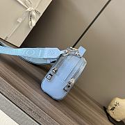 Loewe Camera Bag Blue Size 18x7x13cm - 4