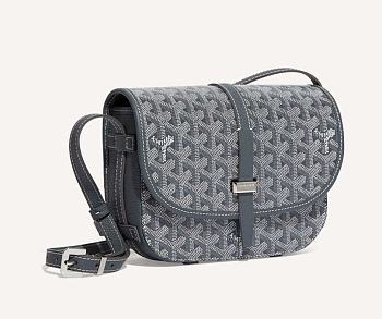 Goyard Belvedere PM Bag Grey Size 17x22x6cm