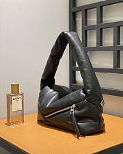 Loewe Hobo Axillary Bag Black Size 31x16x15cm - 4