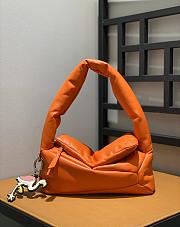 Loewe Hobo Axillary Bag Orange Size 31x16x15cm - 4