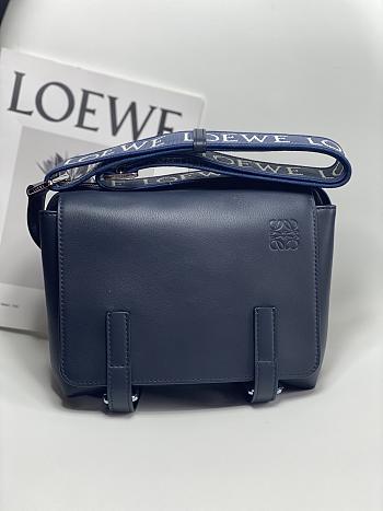 Loewe Postman Bag Blue Size 23x18x9CM