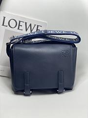Loewe Postman Bag Blue Size 23x18x9CM - 2