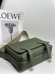 Loewe Postman Bag Green Size 23x18x9CM - 5
