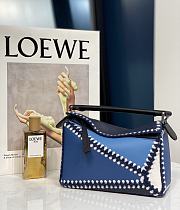 Loewe Puzzle Bag Blue Size 24x10x14CM - 6