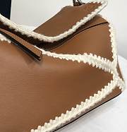 Loewe Puzzle Bag Brown Size 29x12x19CM - 4