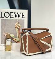 Loewe Puzzle Bag Brown Size 29x12x19CM - 2
