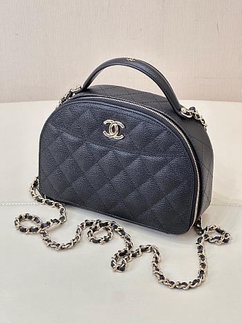 Chanel 25C Bowling Black Size 18x13x7cm