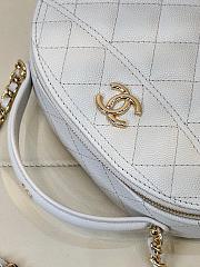 Chanel 25C Bowling White Size 18x13x7cm - 4