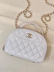 Chanel 25C Bowling White Size 18x13x7cm - 3