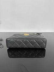 Chanel 25C Long Vanity Caviar Black Bag 17x19x5cm - 6