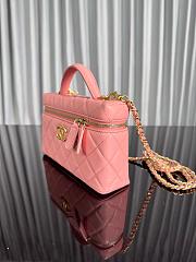 Chanel 25C Long Vanity Caviar Pink Bag 17x19x5cm - 5