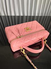 Chanel 25C Long Vanity Caviar Pink Bag 17x19x5cm - 2