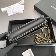 Chanel Woc Patent Black Gold Size 20x13x3cm - 4