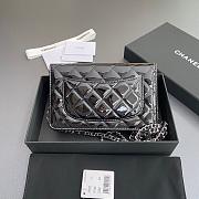 Chanel Woc Patent Black Size 20x13x3cm - 4
