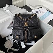 Chanel Black Duma Backpack Size 21x20x12cm - 5