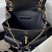 Chanel Black Duma Backpack Size 21x20x12cm - 3