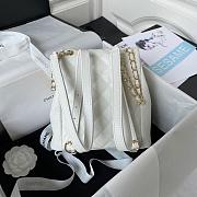 Chanel White Duma Backpack Size 21x20x12cm - 4