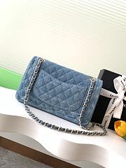 Chanel Blue in Denim Crossbody Bag Size 25CM - 5