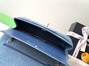 Chanel Blue in Denim Crossbody Bag Size 25CM - 6