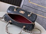 Chanel Bowling Bag Calfskin YP69 18x11x11cm - 6