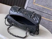 Chanel Bowling Bag Calfskin YP70 18x11x11cm - 6