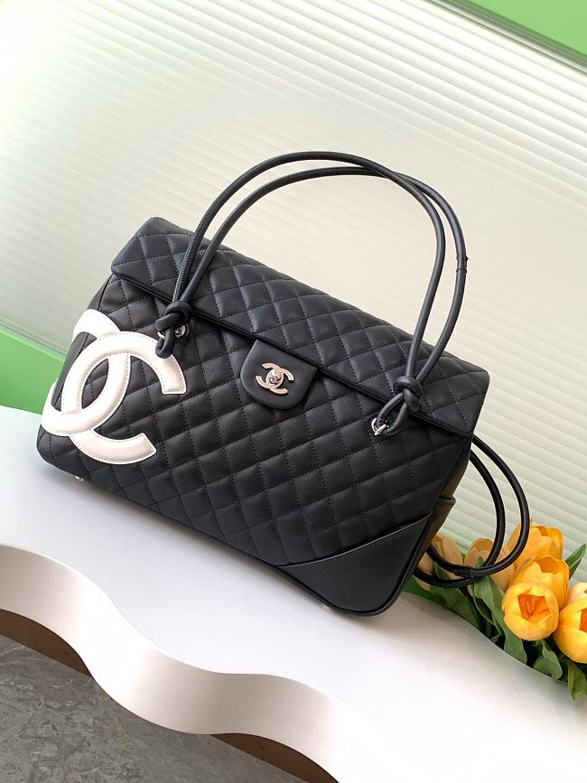 Chanel Cambon Flap Tote Quilted AS6339 Size 24x33x11cm - 1