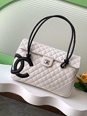 Chanel Cambon Flap Tote Quilted AS6340 Size 24x33x11cm - 4