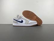 Air Jordan 1 Low Midnight Navy Neutral Grey 553558-146 - 4