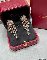 Cartier Panthère de Earrings Gold  - 2