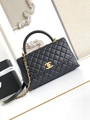 Chanel Coco Handle Top Flap Black Bag 29CM - 6