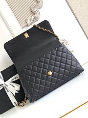 Chanel Coco Handle Top Flap Black Bag 29CM - 3