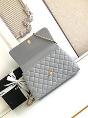 Chanel Coco Handle Top Flap Grey Bag 29CM - 5