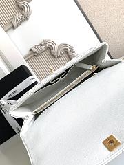 Chanel Coco Handle Top Flap White Bag 29CM - 2