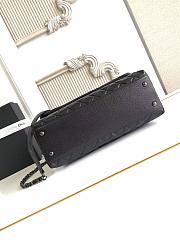 Chanel Flap Bag With Top Handle Lizard Coco 29×18×12cm - 5