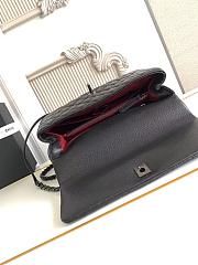 Chanel Flap Bag With Top Handle Lizard Coco 29×18×12cm - 4