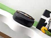 Chanel Half Moon Pearl Black Size 16x16x5cm - 4