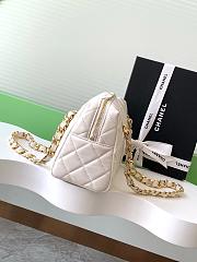 Chanel Handbag with LogoAS5125 White 25x15x11cm - 3