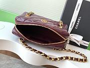 Chanel Handbag with LogoAS5125 Red 25x15x11cm - 5